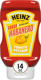 Heinz Tomato Ketchup Blended with Habanero, 14 oz Squeeze Bottle