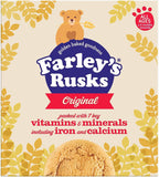 Farley's Rusks Original Biscuits 300g – Made from the finest baby grade ingredients. A great way to gradually introduce your baby to solid foods. Packed with 7 key vitamins and minerals