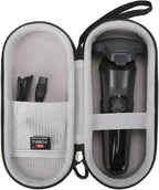 FBLFOBELI Hard Storage Case for Norelco Shaver 2100 2300 3500 6800 3100 5500 5100 5300 5700 6880 7000 7100 7200 9000, Also fits for Braun Series 3/Series 5/Series 7/Series 9 Rotary Shaver (Case Only)