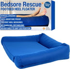 Bedsore Rescue Foot Bed Heel Flotation Protection Cushion | Support Feet, Ankles and Legs | Heel Protectors for Pressure Sores | Pressure Pads for Bed Sore | Elevated Foot Pillow for Sleeping