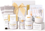 Spa Gifts for Women 13Pcs Mothers Day Gifts Happy Birthday Gift Baskets, Christmas Relaxing Home SPA Kit Bath Set Self Care Package Thank You Box for Mom Her Sister Teacher Friends Friendship