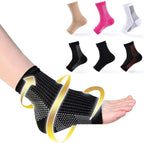 6 Pairs Dr Sock Soothers Socks Anti Fatigue Compression Foot Sleeve Support Brace Sock for Plantar Fasciitis (Set A, S/M)