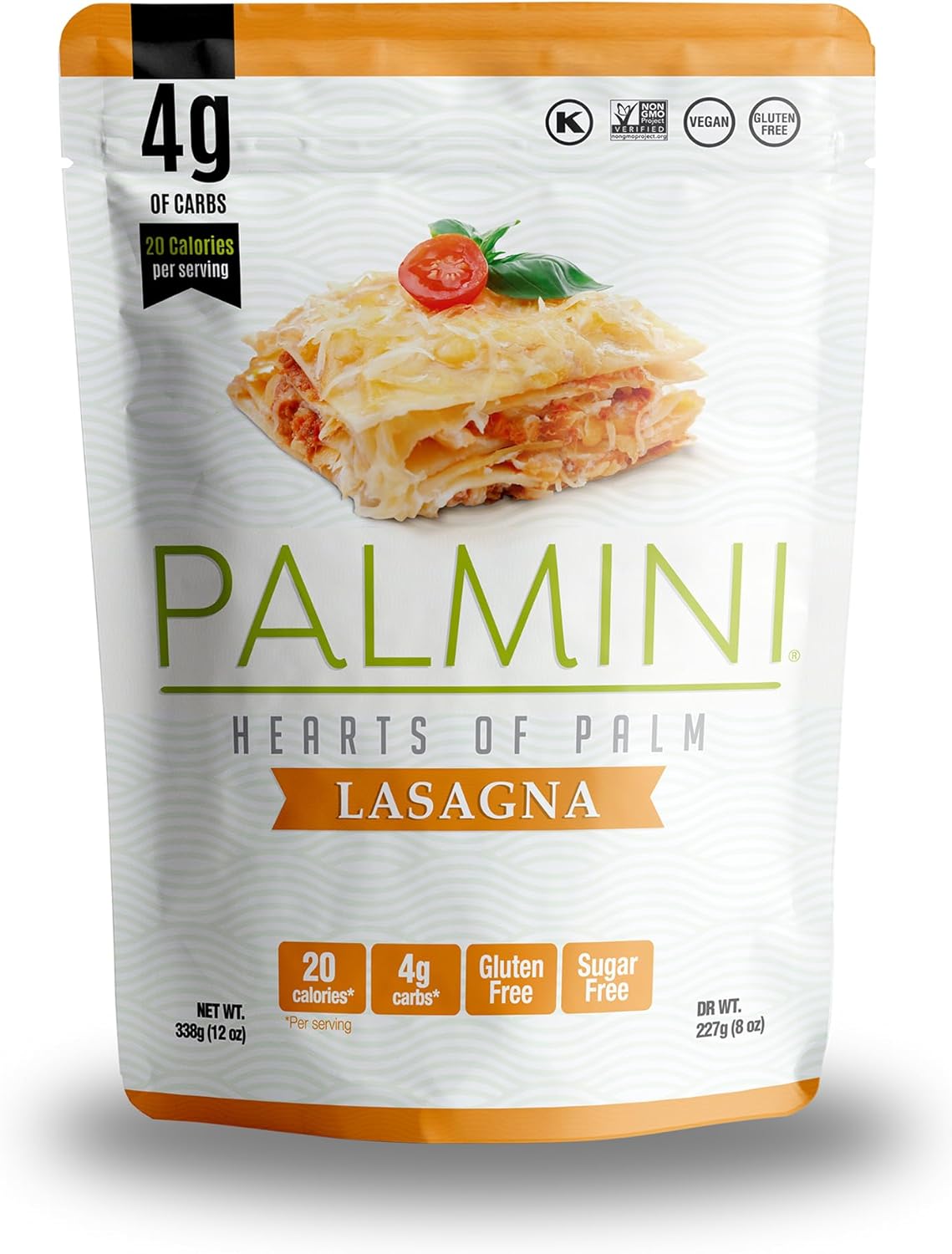Palmini Low Carb Lasagna | 4g of Carbs | As Seen On Shark Tank | (12 Ounce - Pack of 1)