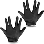 Sibba 4 Pcs Professional Heat Resistant Gloves for Hair Styling - Fingerless Thermal Protection for Curling Irons, Flat Irons, Hair Dye & Barber Tools - Thin, Flexible & Reusable Styling Accessories