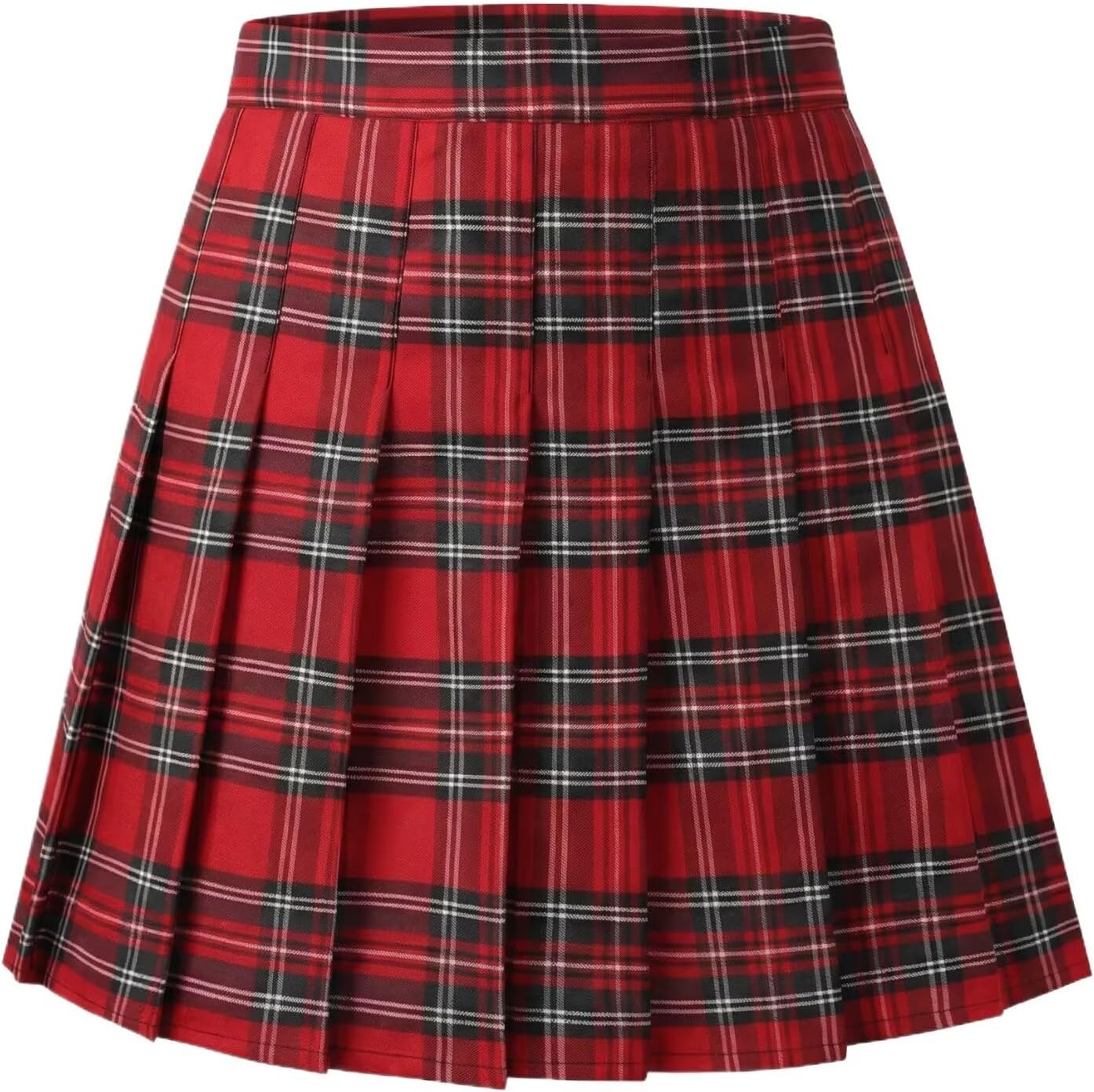 Womens Pleated Skirts with Shorts High Waisted Mini Skirt Athletic Tennis Skirts A-Line Skater Cheer Uniform Skorts