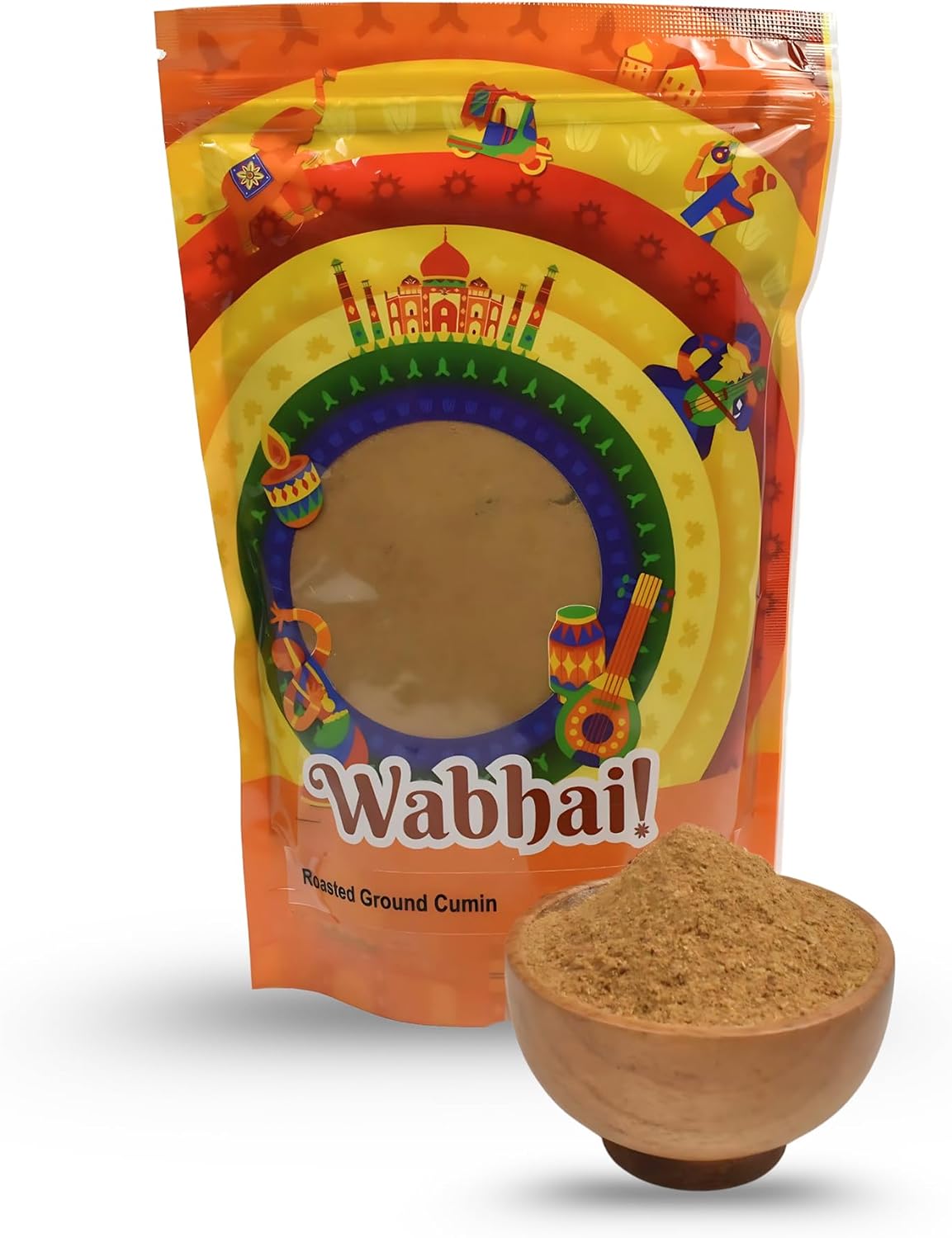 Wabhai! Roasted Ground Cumin (Jeera) Powder | Pure | Rich, Earthy & Smoky | All Natural | Essential Spice | Premium Quality | Finest Spices (7oz (200g), 7, Ounce)
