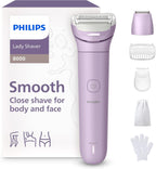Philips Lady Shaver Series 8000 - Cordless, Wet & Dry Electric Shaver, 3-Blade Shaving System, Flexible Shaving Head, LED Light, for Legs, Body & Bikini, 100 Mins. Runtime, Model BRL149/00