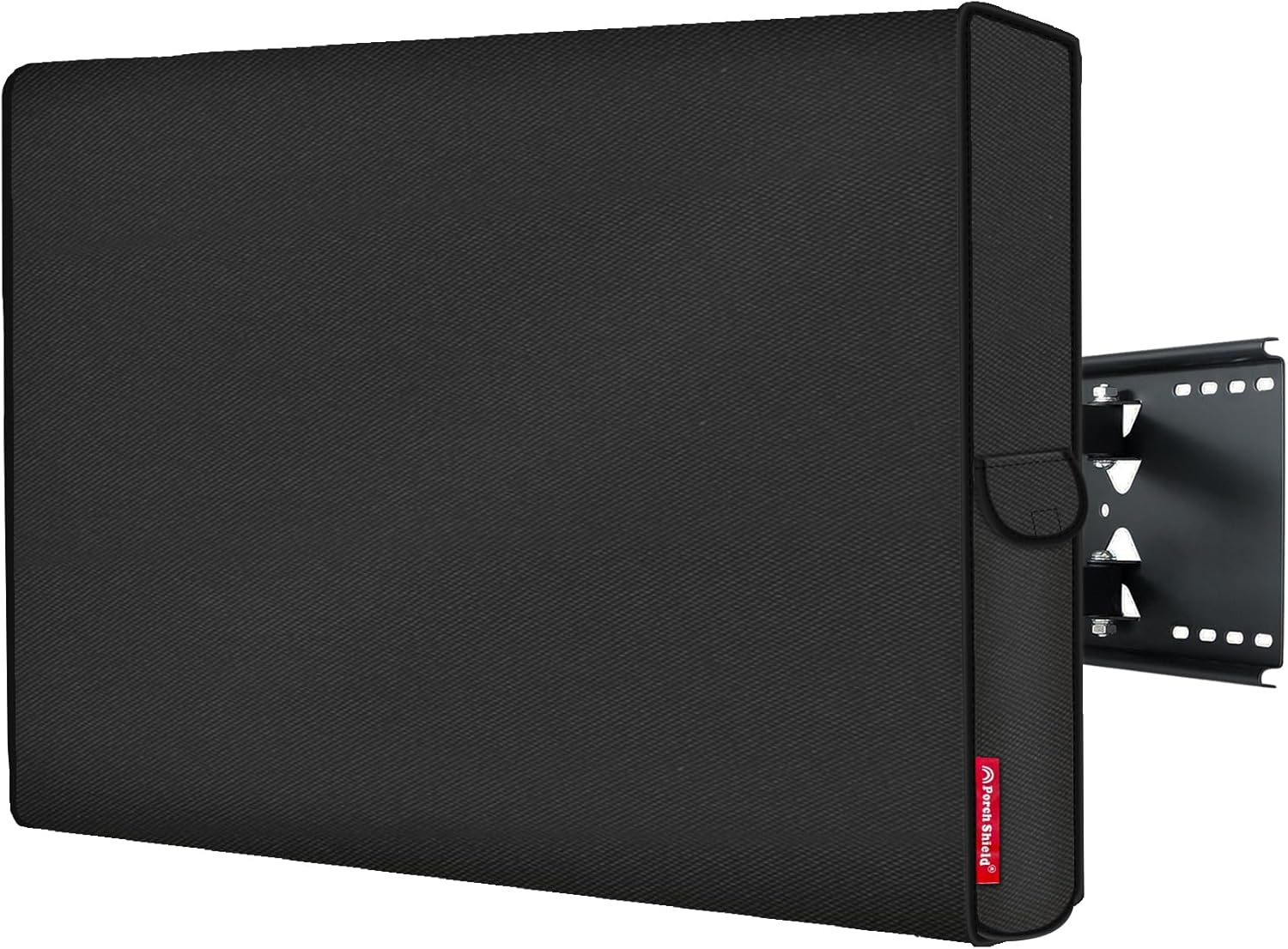 Porch Shield 26-32 inches Outdoor TV Cover Universal Weatherproof Protector for LCD, LED, Plasma Flat TV Screen, Compatible with Wall Mounts and Stands (Black)