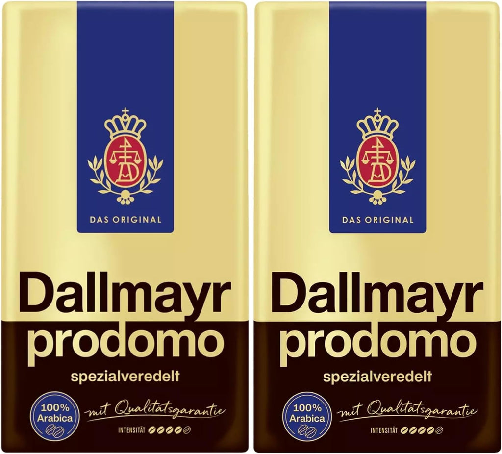 Dallmayr Prodomo Ground Coffee, 17.6 Ouce (Pack of 2)