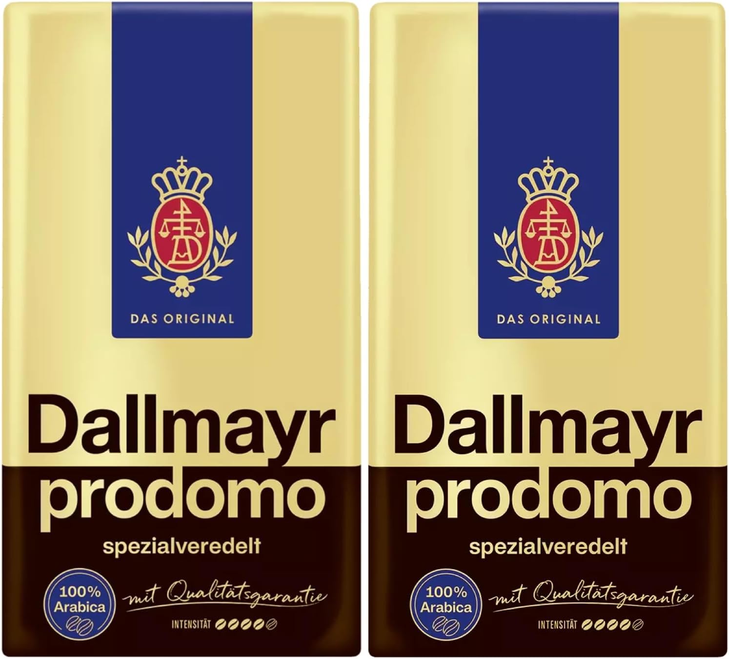 Dallmayr Prodomo Ground Coffee, 17.6 Ouce (Pack of 2)