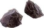 Apengshi Smoky Quartz Raw Crystals 2PCS Natural Rough Rocks Healing Crystal and Stones DIY Raw Stones Meditation Fountain Garden Home Decor
