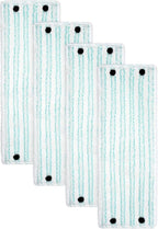 Mop Covers, Compatible For Leifheit，Clean Twist M Micro Duo, Reusable Mop Pad 42CM(4PCS)