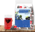 Blueberry Tea Bags, Premium Blueberries Mulberries Black Goji Berries Blend Herbal Tea, Natural & Pure Fruit Herbal Teabags, No Sugar, No Caffeine, No Gluten, 5.29oz
