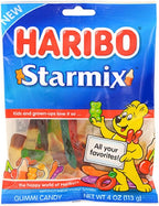 Haribo Starmix Gummi Candy, All Your Favorites, 4 Oz. Bag (One Bag)