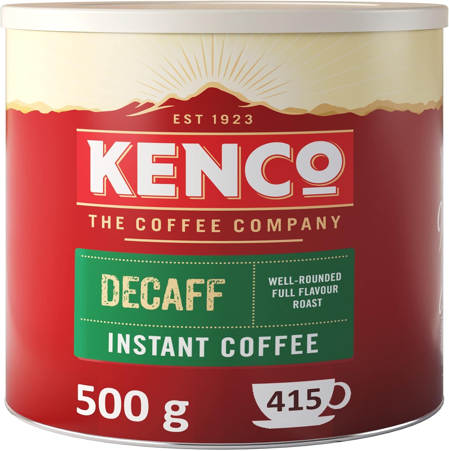 Kenco Decaff Freeze Dried Instant Coffee 500G (2 Tins)