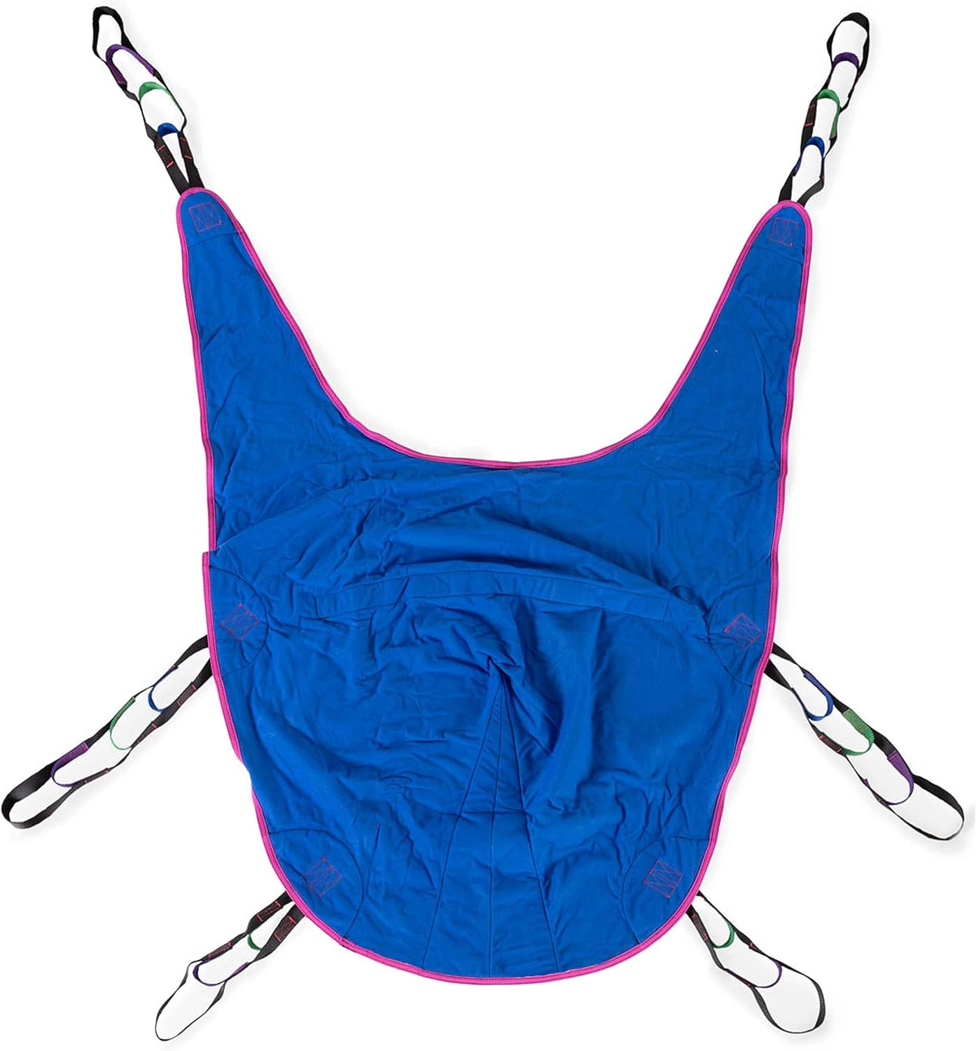 Medacure Divided Leg Patient Lift Sling X Large, Universal Compatibility - Bariatric Polyester Transfer U Sling for Hoyer, ProHeal, Invacare, Drive, and Other Patient Lifters - 43.3" L x 44.5" W