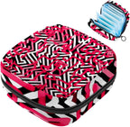 Period Bag,Sanitary Napkin Storage Bag,Abstract Pink Modern Geometric,Tampon Bag for Purse