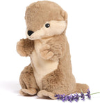 warmies Junior Microwavable & Weighted Stuffed Animals, Otter - Heated Stuffed Animal Plushie for Warmth & Comfort - Cute Soft Plush Toys for Adults & Children (Boys, Girls, Babies & Toddlers)