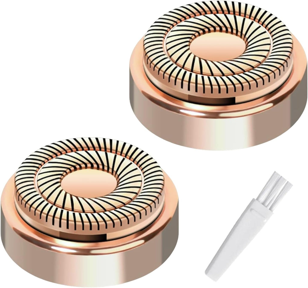 Generation 2 Replacement Heads for Flawless Facial Hair Remover Compatible with Flawless Replacement Heads,Fit for Flawless Replacement Heads Gen 2 for Flawless Facial Hair Removal for Women,2 Count.