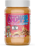 Professor Nutz Organic Peanut Butter- Low Calorie, Nut Butter, Natural Peanut Butter, Natural Fiber, Healthy Peanuts, Great source of Protein, 30 Essential Vitamins (12.41 Oz, Original)
