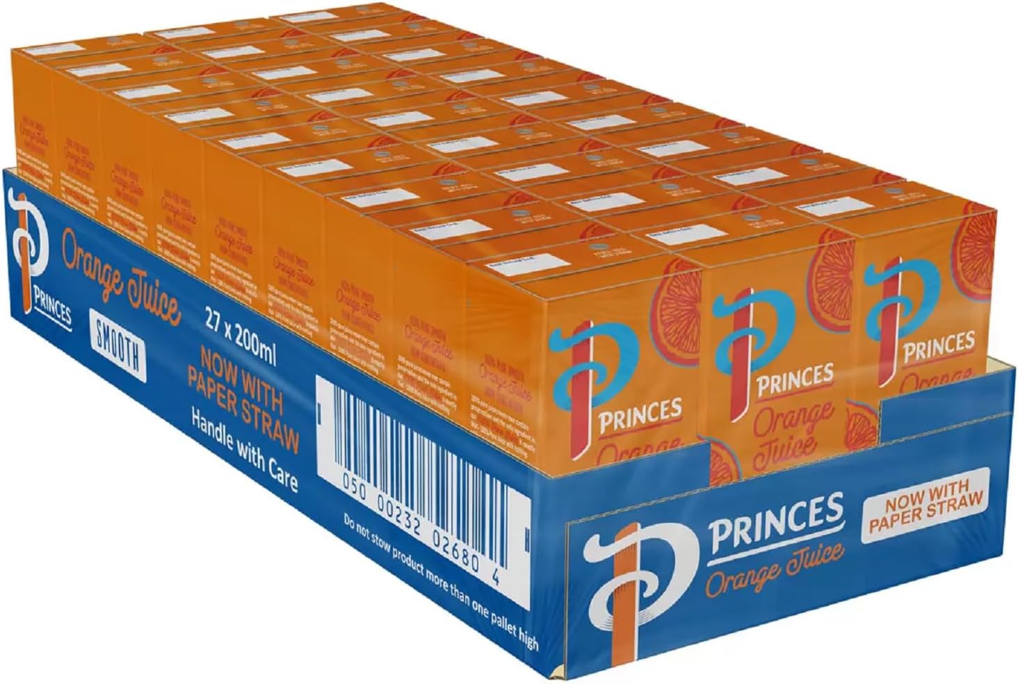 Princes Orange Juice, 27 x 200ml