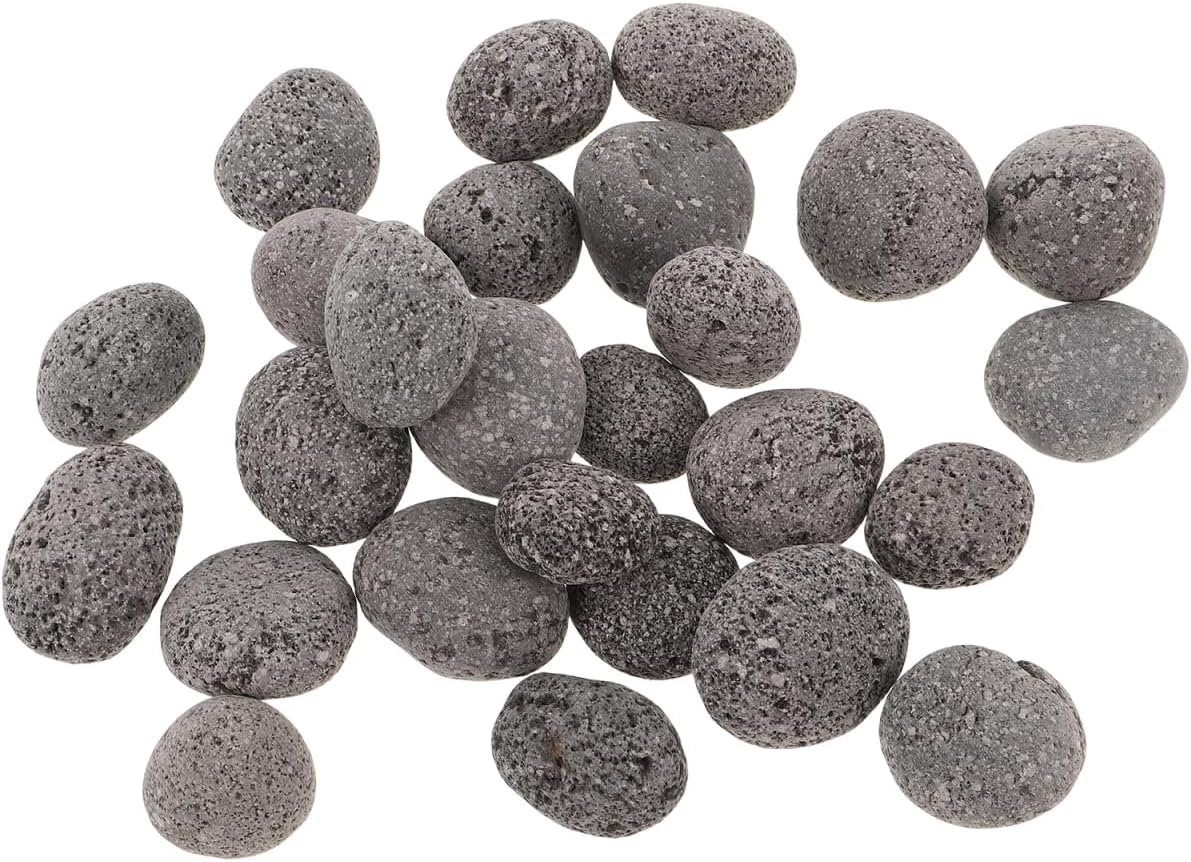 1 Bag Sauna Rocks 1kg - Natural Stones for Heater Steam Room Dry & Wet Sauna Heating Stone for Home Room Spa & Gatherings
