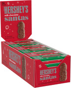 HERSHEY'S Milk Chocolate Santas, Christmas Candy Bars, 1.2 oz (36 Count)