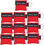 CPR Face Shield Mask Keychain Keying Emergency Kit CPR Face Shields Pocket Mask for First Aid or CPR