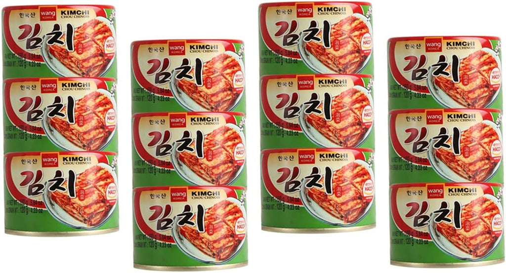 Wang Korean Canned Kimchi, 5.64 Ounce, Pack of 12