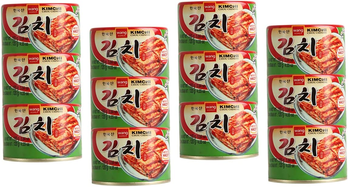 Wang Korean Canned Kimchi, 5.64 Ounce, Pack of 12