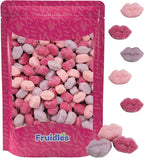 Sour Lips Smooches Gummy Rings Candy, Assorted Fruit Flavors Gummies, Allergy Friendly, Non-GMO, No Artificial Sweeteners Gummy (1 Pound)