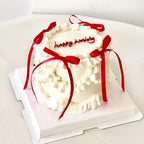 20 Pack Red Bow Cupcake Toppers Red Ribbon Bows Cake Toppers for Coquette Bow Birthday Bows Balloon Wall Decorations Mother's Day Valentine's Day Wedding Anniversary Graduation Party Supplies
