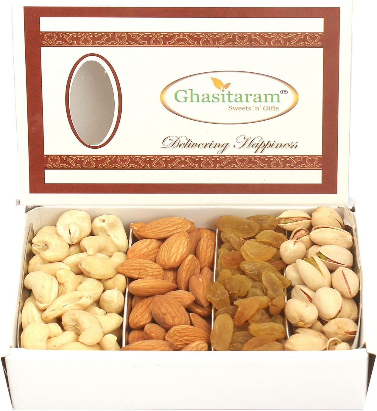 Ghasitaram Gifts Dryfruit Box, Small, 200g