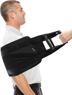 SPRING SEAON Transfer Sling - Essential Transfer Belt Lifting Strap for Elderly and Disabled with Mobility Aids- Lift Assist Gait Belts for Seniors for Home, Hospital, Nursing Care (Black)