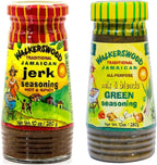 Walkerswood Traditional Jamaican Seasoning - all purposse Green 280g and Hot & Spicy 280g - in a Premier Life Store Box