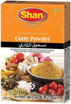 Shan Curry Powder Recipe and Seasoning Mix 3.52 oz (100g) - Spice Powder for Meat, Vegetable and Lentil Curry - Suitable for Vegetarians - Airtight Bag in a Box