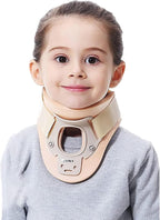 Kids Cervical Collar, Children Neck Support Brace, “V”Shape Design Strong Support, Skin-Friendly Soft Foam and Breathable Mesh Cotton, for Kids Muscle Strains, Whiplash, Torticollis
