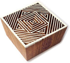Royal Kraft Wooden Stamps DIY Fabric, Textile, Clay, Pottery, Paper, Henna Printing Blocks THCtag004