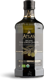 Atlas Organic Cold Pressed Moroccan Extra Virgin Olive Oil, Polyphenol Rich | EVOO From Morocco, Newly Harvested Unprocessed from One Single Family Farm | Trusted by Award-Winning Chefs | 500 mL