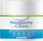 Neuropathy Pain Relief for Feet & Hands, Nerve Pain Relief Cream – Maximum Strength Neuropathy Cream with Menthol, Arnica, Vitamin B6+E, Aloe Vera & MSM – Fast-Acting (2.1 Fl Oz (Pack of 1))