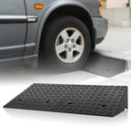 Magshion 1 Pack 7.6" Rise Rubber Curb Ramp for Driveway, 4400 lbs Capacity Per Ramp, 39.3" Wide Heavy Duty Threshold Ramp for Car, Wheelchair, Loading Dock, Warehouse, Trailer, Scooter & Motorcycle