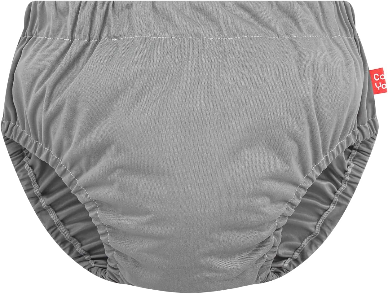 Adult Incontinence Underwear Women Waterproof Underwear for Men Leak Proof Underwear Rubber Pants for Adults Incontinence Washable Plastic Pants for Adult Diapers Leakproof Diaper Cover M