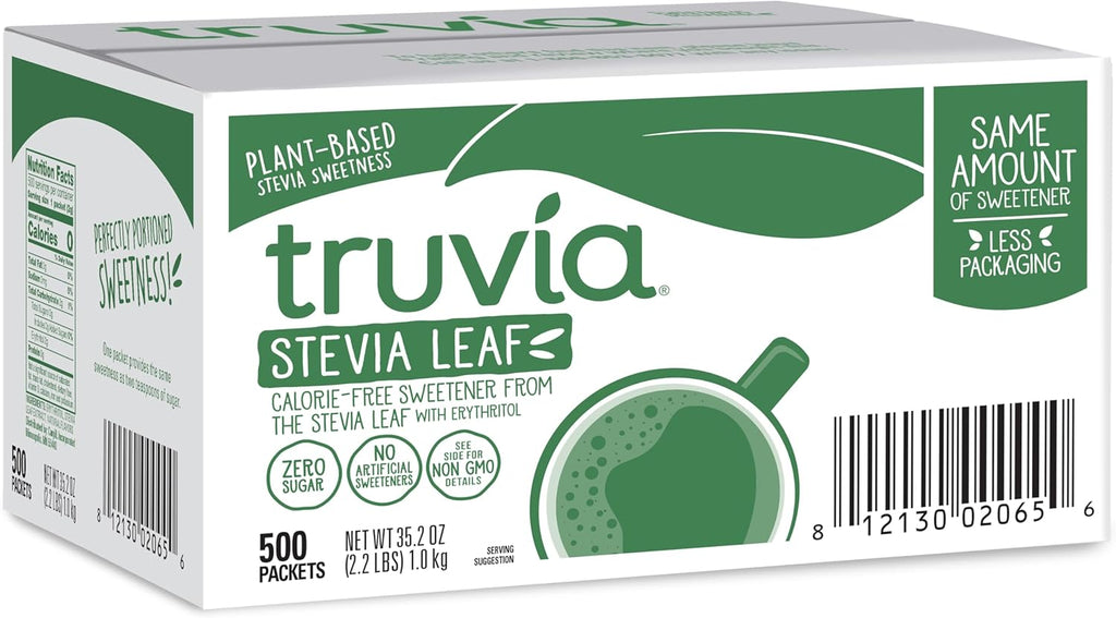 Truvia Original Calorie-Free Sweetener from the Stevia Leaf Packets, 35.25 oz Box, 500 Count (Pack of 1)