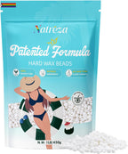 Hair Removal Wax Beads-1lb, Unscented White Hard Wax Beads for Sensitive Skin, Full Body Waxing, Ideal for All Hair Types, Bikini, Legs, Brazilian, Salon Quality