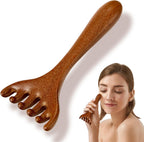 6 Claws Wood Scalp Massager, Sandalwood Gua Sha Comb, Head Scalp Scratcher Massage Tool for Deep Relaxation & Stress Reductio Gifts(MoyRetty)