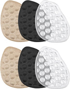 FOMIYES 3 Pairs Metatarsal Pads Forefoot Gel Cushions Adhesive for High Heels Relief, and Fabric Ball-of-Foot Inserts for Women’s Foot Comfort