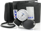 MDF Instruments, Calibra Aneroid Premium Professional Sphygmomanometer, Blood Pressure Monitor with Adult Cuff & Carrying Case, Lifetime Calibration, White Dial, Black Cuff, MDF808M11