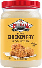 Louisiana Seasoned Chicken Fry Batter Half Gallon - 2.62 lbs - Crispy Southern Coating Mix for Fried Chicken - Delicious and Convenient Coating Filled with Cajun Flavor - Easy to Make Recipe - Just Add Water