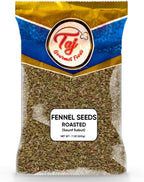 TAJ Roasted Fennel Seeds, Roasted Saunf, 7oz (200g)