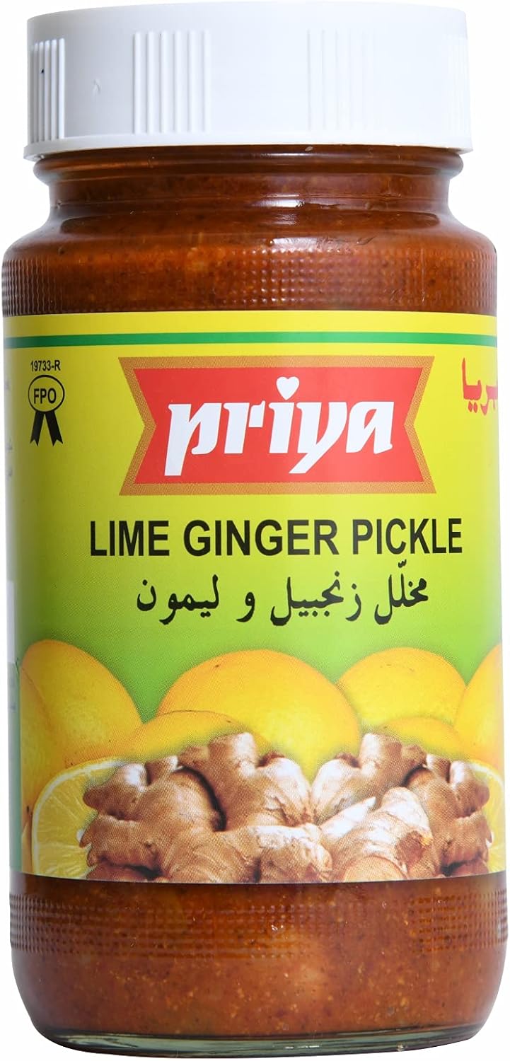 Priya, Lime Ginger Pickle, 300 Grams(gm)